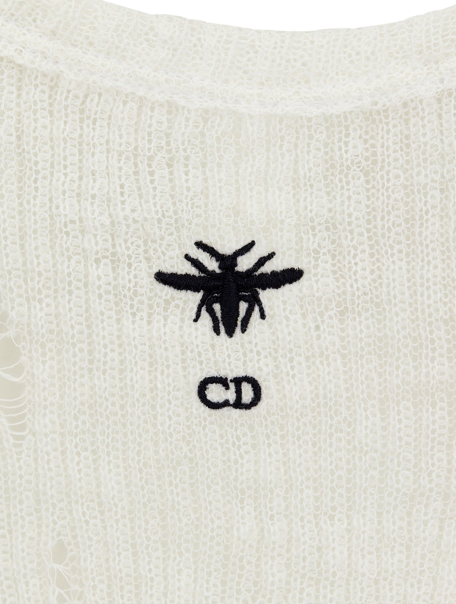 Technical linen sweater