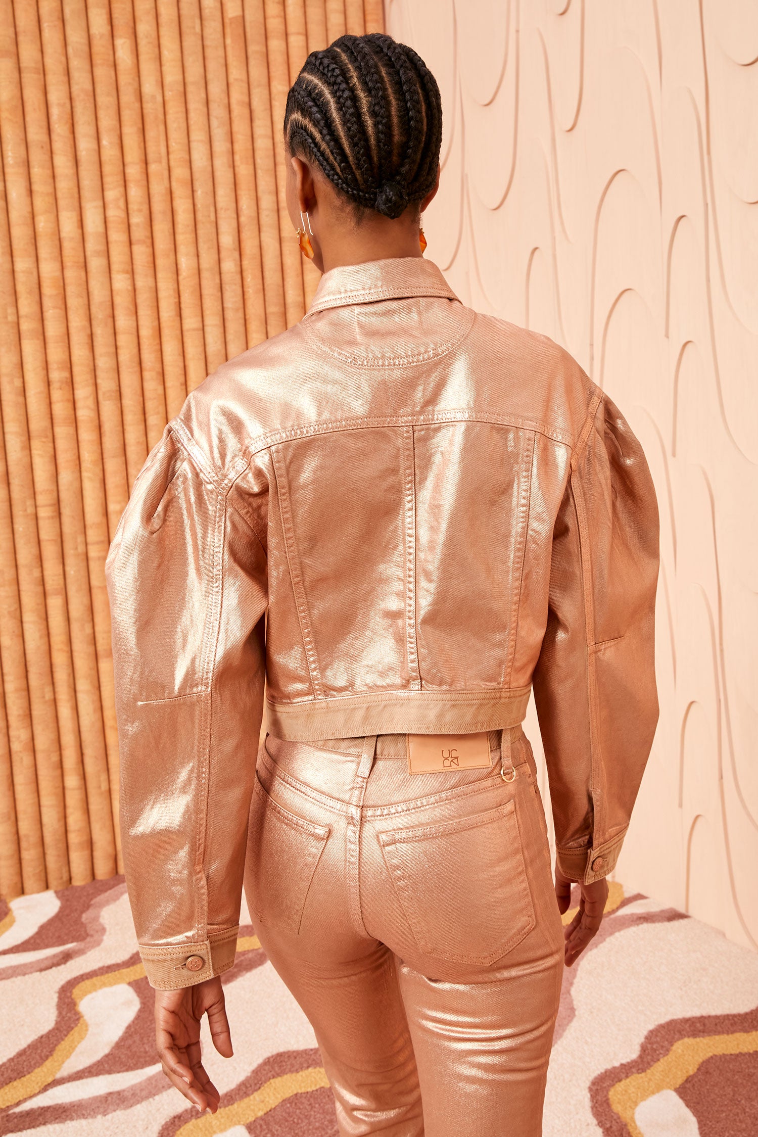 The Cosette Jacket - Copper Foiled Wash