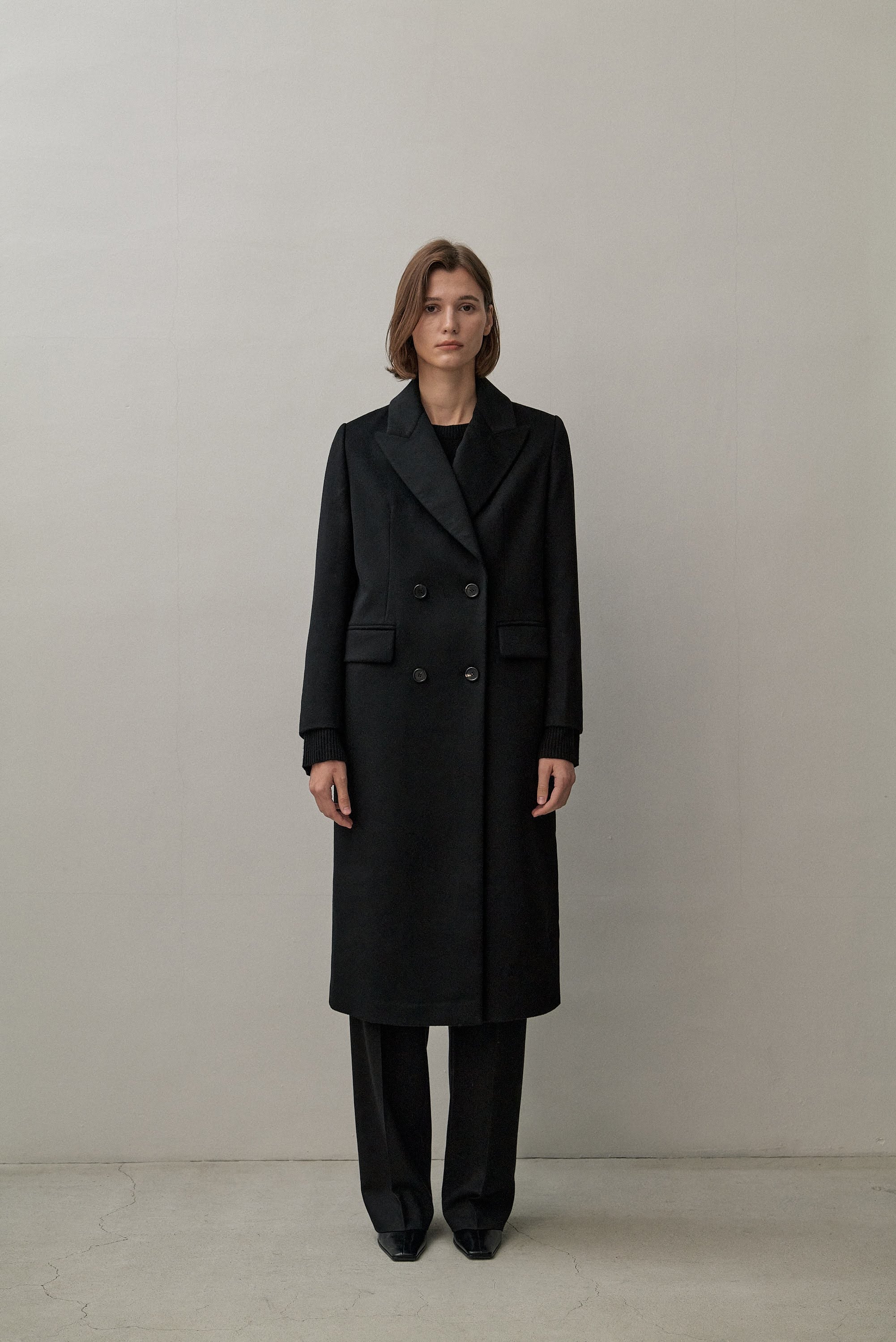 THE NEW YORK COAT- BLACK