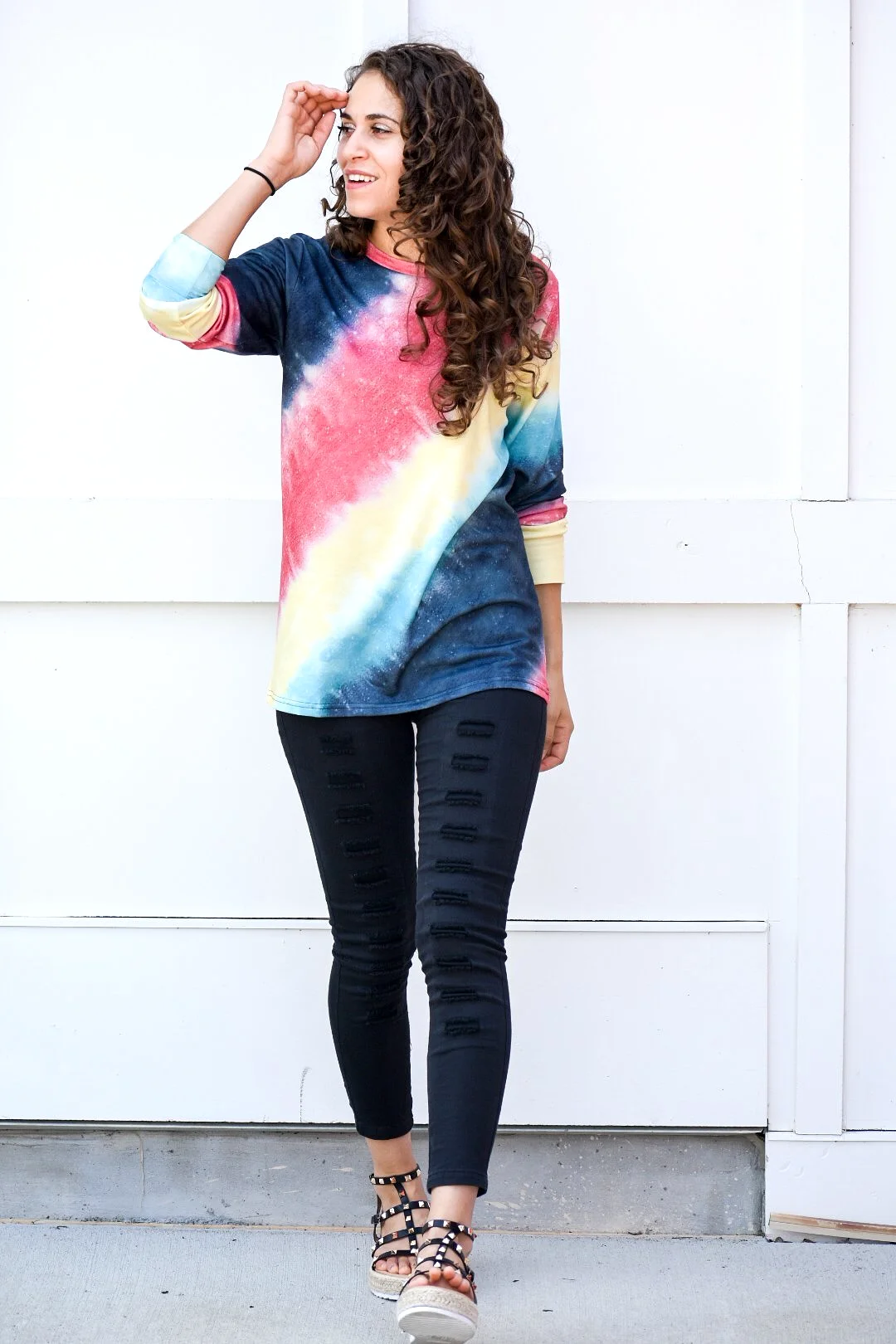 Time After Time Multi Color Sweater