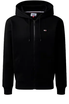 Tommy Hilfiger Zip Logo Hoodie Black