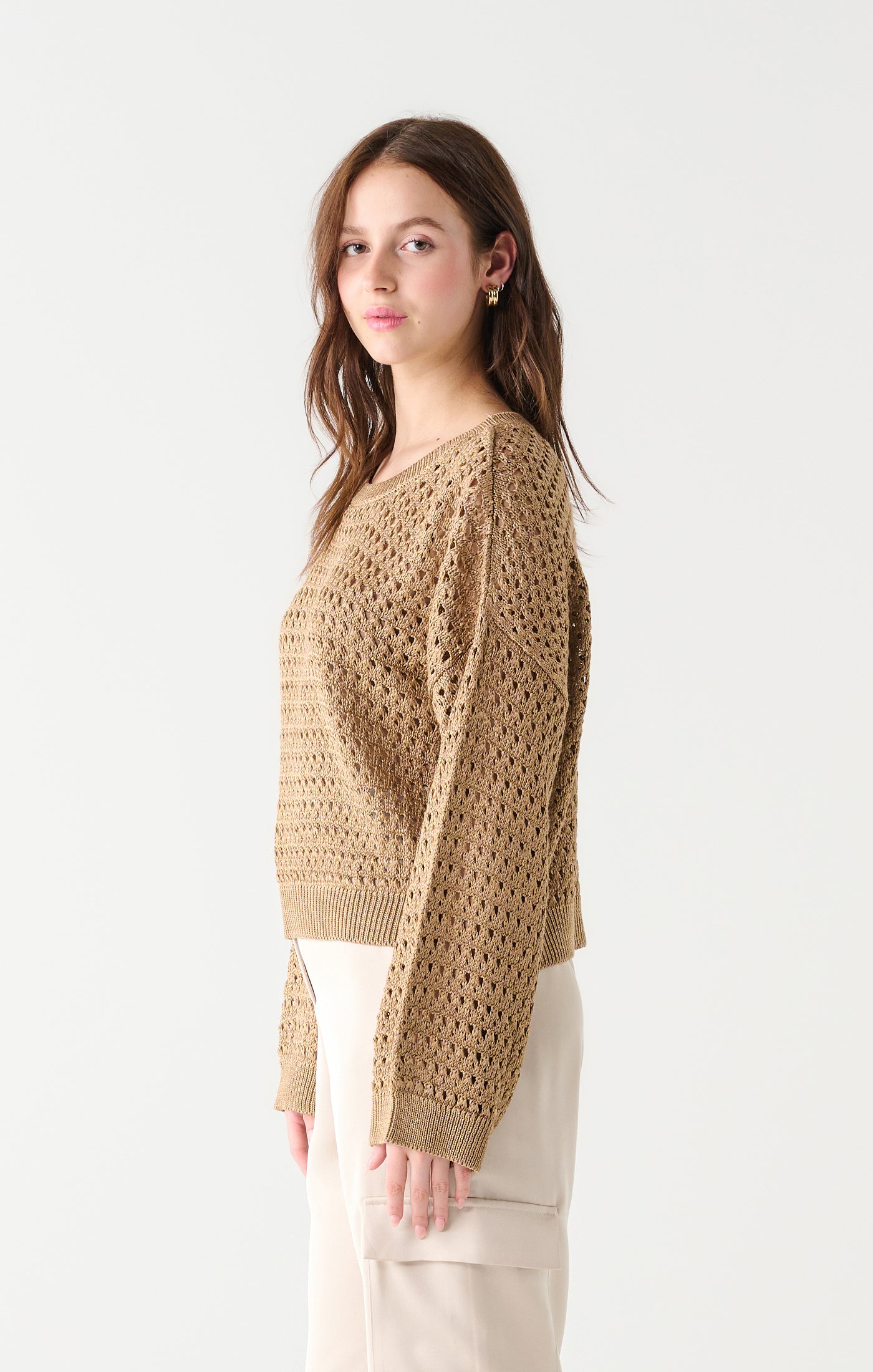 Trinity Crochet Knit Sweater