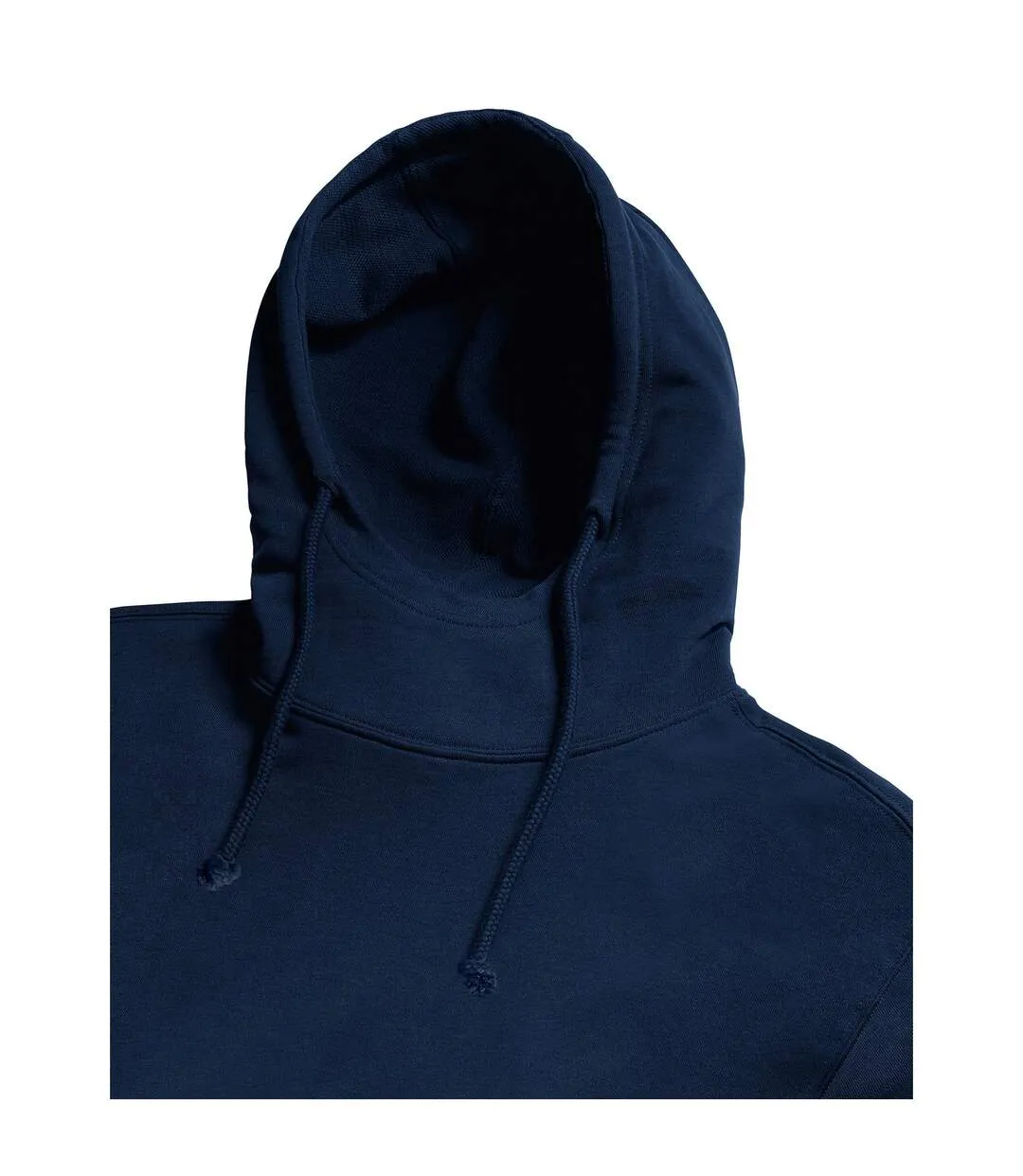 Unisex adult organic hoodie french navy Russell