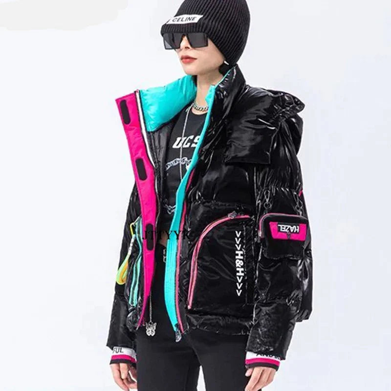 Warmth Winter 85% Down Coat Jackets Women Recreation Winter Sport Snow Coat