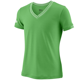 Wilson Girls Team V Neck green