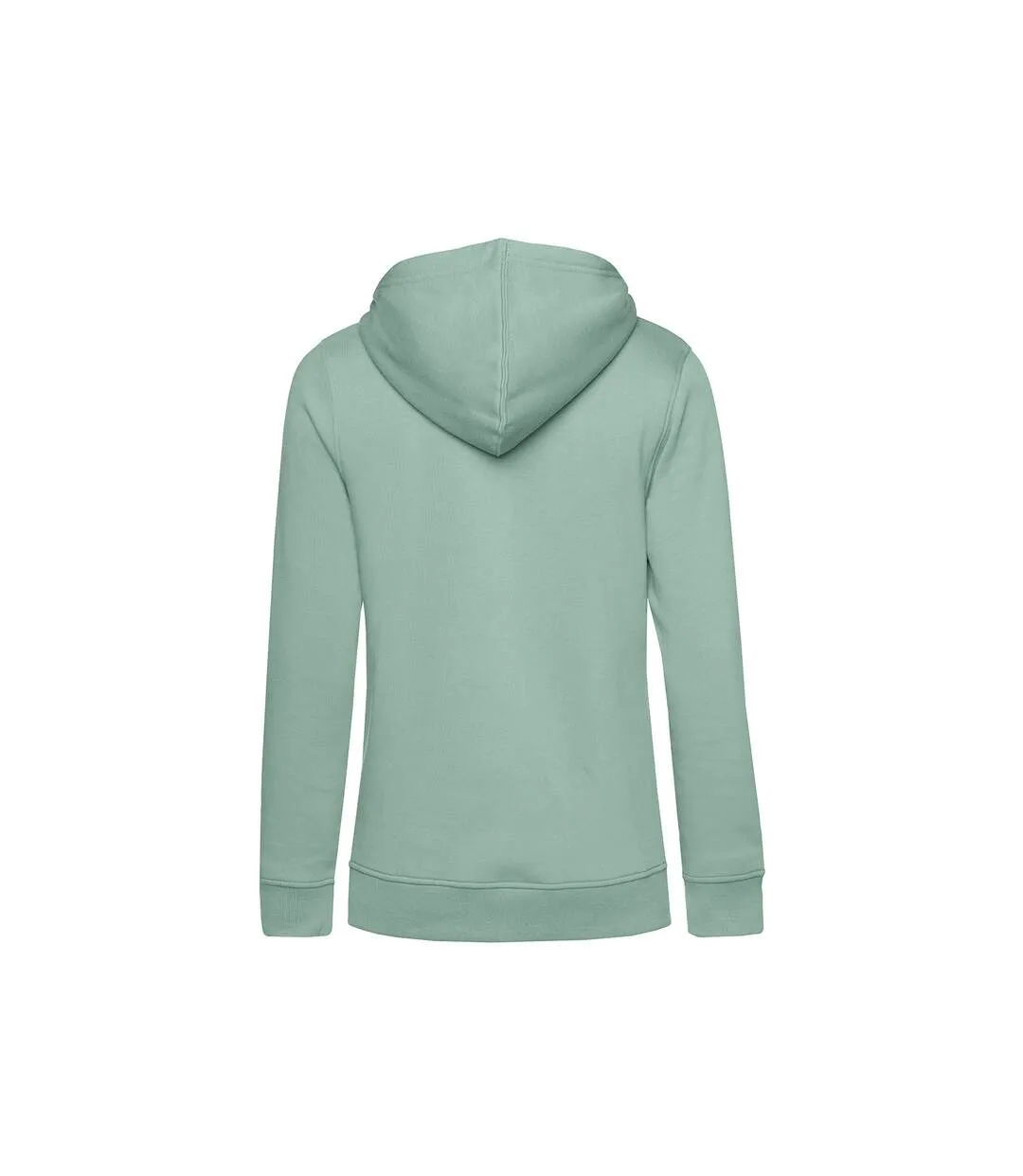 Womens/ladies organic hoodie grey heather B&C