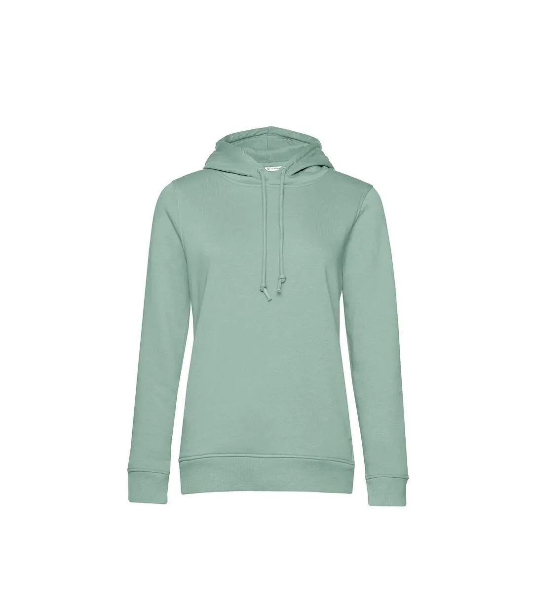 Womens/ladies organic hoodie grey heather B&C