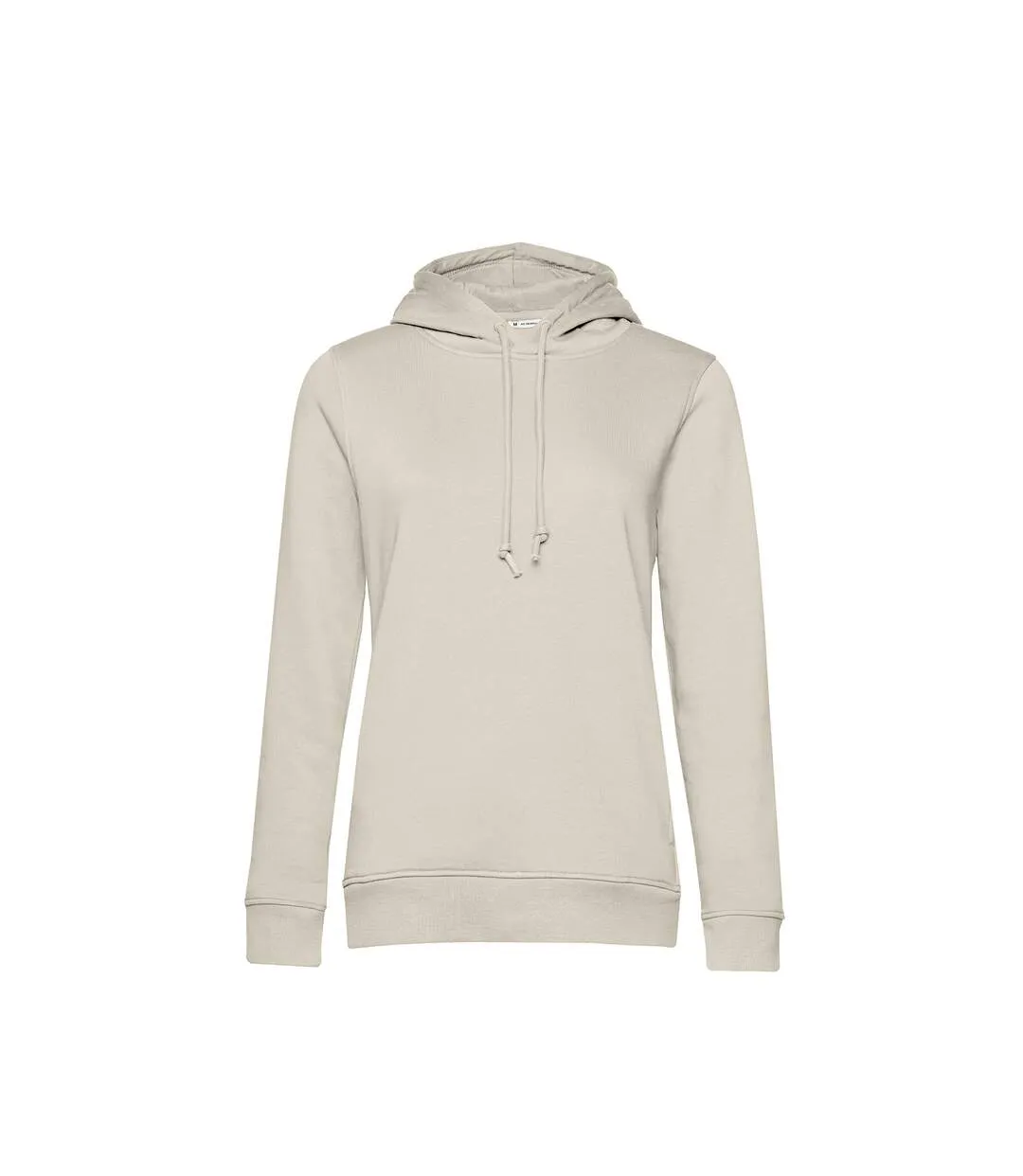 Womens/ladies organic hoodie off white B&C