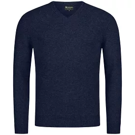 Wool Pullover V Neck Men