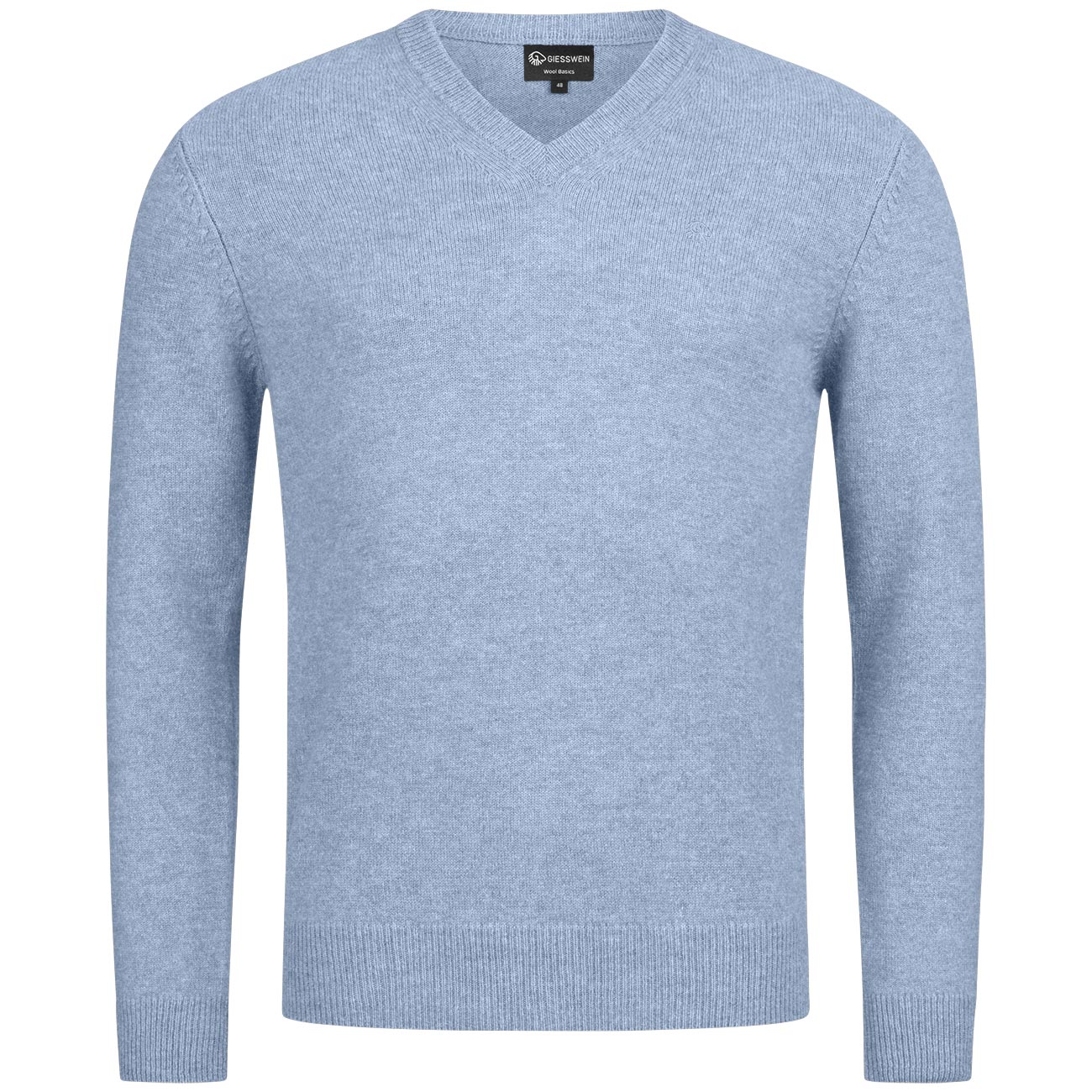 Wool Pullover V Neck Men