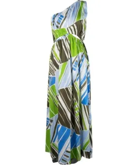 Yola Neme Women's Blue / Green / White Malika Long Dress