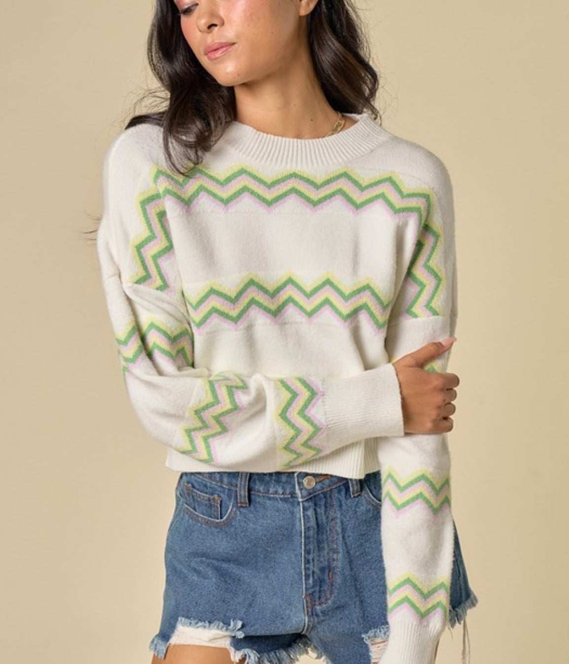 Zig zag sweater